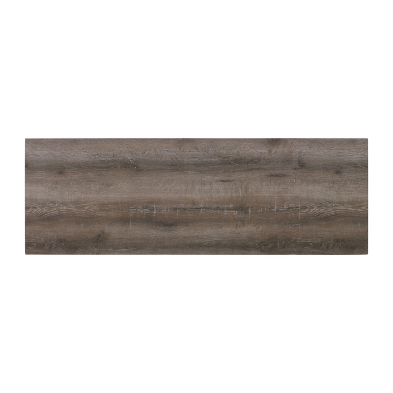 Pemberly Row Transitional Multipurpose Bar Table Set in Gray