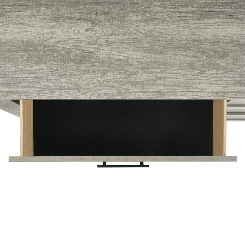 Pemberly Row Contemporary Five Spacious Drawers Chest in White