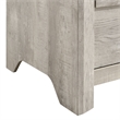 Pemberly Row Contemporary Five Spacious Drawers Chest in White