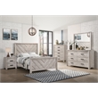 Pemberly Row Contemporary Five Spacious Drawers Chest in White