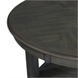 Pemberly Row Transitional Counter Height 5PC Dining Set in Gray