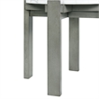 Pemberly Row 2PC Occasional Set in Gray with White Natural Marble Top