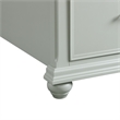 Pemberly Row Transitional Wood King Platform Storage Bed in Gray