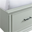 Pemberly Row Transitional Wood King Platform Storage Bed in Gray