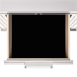 Pemberly Row Contemporary Vanity Set with USB in White Finish