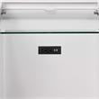 Pemberly Row Contemporary Vanity Set with USB in White Finish