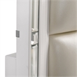 Pemberly Row Contemporary Queen Storage 4PC Bedroom Set in White