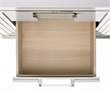 Pemberly Row Contemporary 3PC Vanity Set with LED Mirror in White