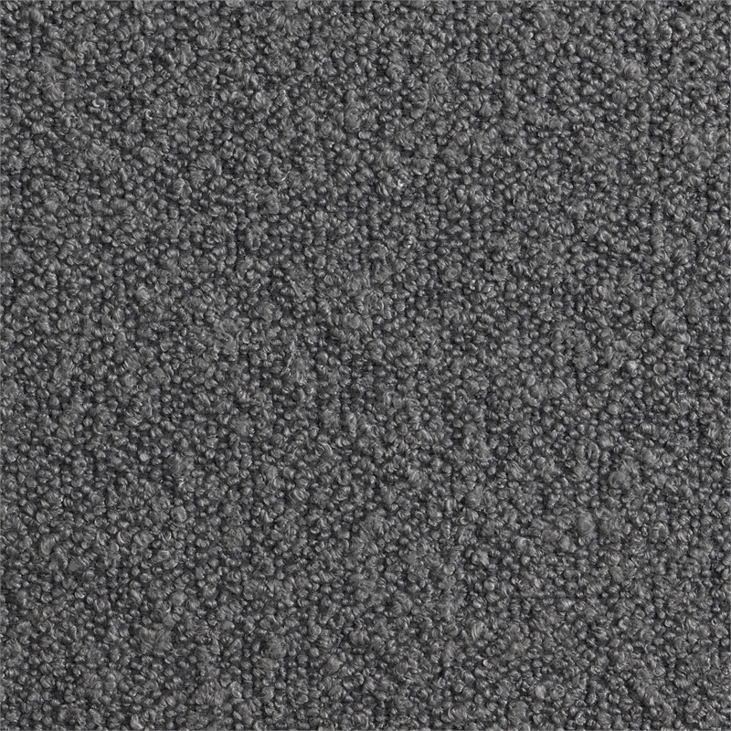 Pemberly Row Transitional May Chair in 8077 Boucle Gray & Espresso