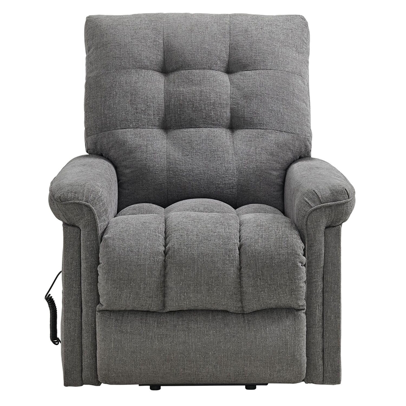 Pemberly Row Power Motion Lift Chair - 15337-2 Ribbit Charcoal