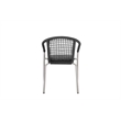 Pemberly Row 7-Piece Modern Aluminum Dining Set in Slate Gray