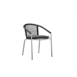Pemberly Row 7-Piece Modern Aluminum Dining Set in Slate Gray