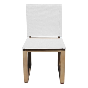 Pemberly Row 34&quot Modern Acacia Wood Armless Chairs in Natural (Set of 4)