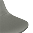 Pemberly Row Modern Vegan Leather Side Chairs (Set of 2) in Slate