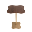 Pemberly Row Modern / Contemporary Wood Side Table in Gold Finish