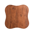 Pemberly Row Modern / Contemporary Wood Side Table in Gold Finish