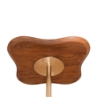 Pemberly Row Modern / Contemporary Wood Side Table in Gold Finish