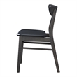 Pemberly Row Modern Solid Wood Side Chairs (Set of 4) in Gray