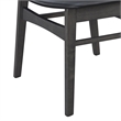 Pemberly Row Modern Solid Wood Side Chairs (Set of 4) in Gray