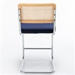 Pemberly Row Modern Counter Height Stools (Set of 2) in Sapphire
