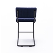 Pemberly Row Modern Counter Height Stools (Set of 2) in Sapphire