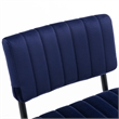 Pemberly Row Modern Counter Height Stools (Set of 2) in Sapphire