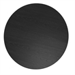 Pemberly Row Modern / Contemporary Wood Round Dining Table in Black