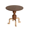 Pemberly Row Modern / Contemporary Solid Wood Side Table in Gold