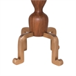 Pemberly Row Modern / Contemporary Solid Wood Side Table in Gold