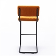 Pemberly Row Contemporary Bar Height Stool (Set of 2) in Brown