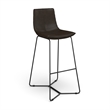 Pemberly Row Vegan Leather Bar Height Stools (Set of 2) in Tobacco