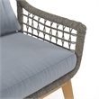 Pemberly Row Mid-Century Contemporary Dining Set in Gray Finish