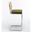 Pemberly Row Contemporary Bar Height Stools (Set of 2) in Olive