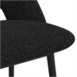 Pemberly Row Contemporary Bar Height Stools (Set of 2) in Black