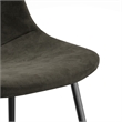 Pemberly Row Performance Velvet Side Chairs (Set of 2) in Smoke