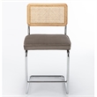 Pemberly Row Modern Counter Height Stools (Set of 2) in Gray