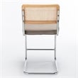 Pemberly Row Modern Counter Height Stools (Set of 2) in Gray