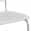 Pemberly Row Fabric Counter Height Stool (Set of 2) in White