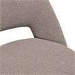 Pemberly Row Boucle Upholstered Seat and Back Side Chair (Set of 2) in Gray