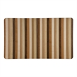 Pemberly Row Extendable Multi-Colored Tonal Striped Dining Table in Multicolor