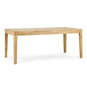 Pemberly Row Modern 72&quot Dining Table in Natural Oak Wood Brown