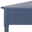 Pemberly Row Transitional Pine Corner Table in Bold Red