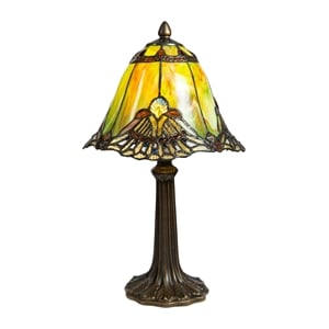 Pemberly Row 16&quotH x 10&quotW x 10&quotD Contemporary Green Accent Lamp