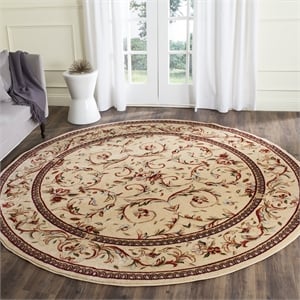 Pemberly Row Modern / Contemporary 10' Round Power Loomed Rug