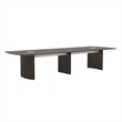 Pemberly Row Modern / Contemporary 14' Conference Table in Mocha