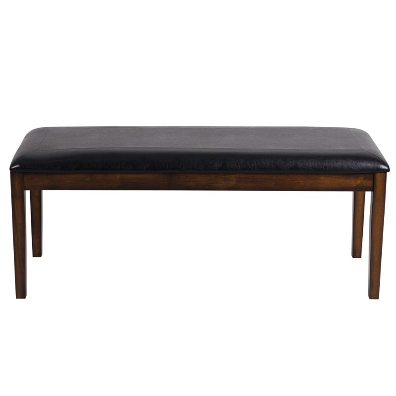 Pemberly Row Contemporary 6 Piece Wood Dining Set in Espresso
