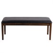 Pemberly Row Contemporary 6 Piece Wood Dining Set in Espresso