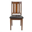 Pemberly Row Contemporary 6 Piece Wood Dining Set in Espresso