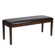 Pemberly Row Contemporary 6 Piece Wood Dining Set in Espresso