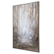 Pemberly Row Desert Rain Wood and Plastic Hand Painted Canvas in Multi-Color